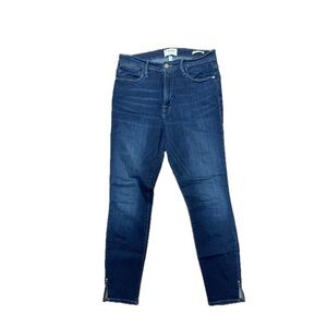 Frame Denim “Le High Skinny” Jeans in Wythe Wash